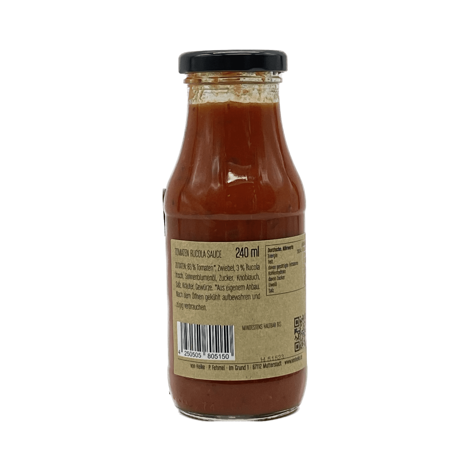 Tomatensauce mit Rucola 0,240 L
