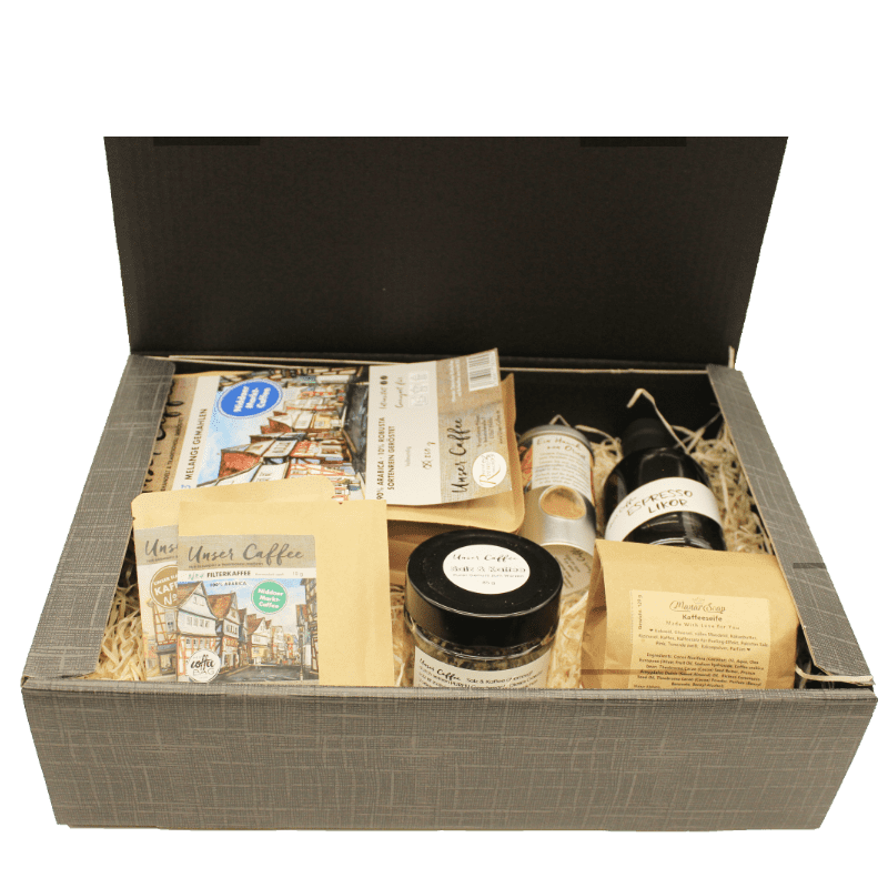 Geschenkbox "Alles Kaffee mit Schuss"