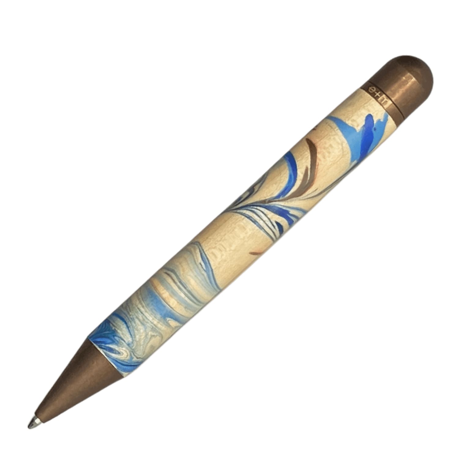 Marble 1899 Drehkugelschreiber Ahorn Mocca marmoriert | e+m Holzprodukte