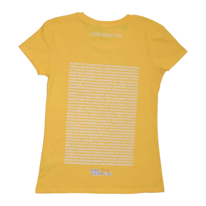 T-shirt Wetterau seit 1972  -gelb-