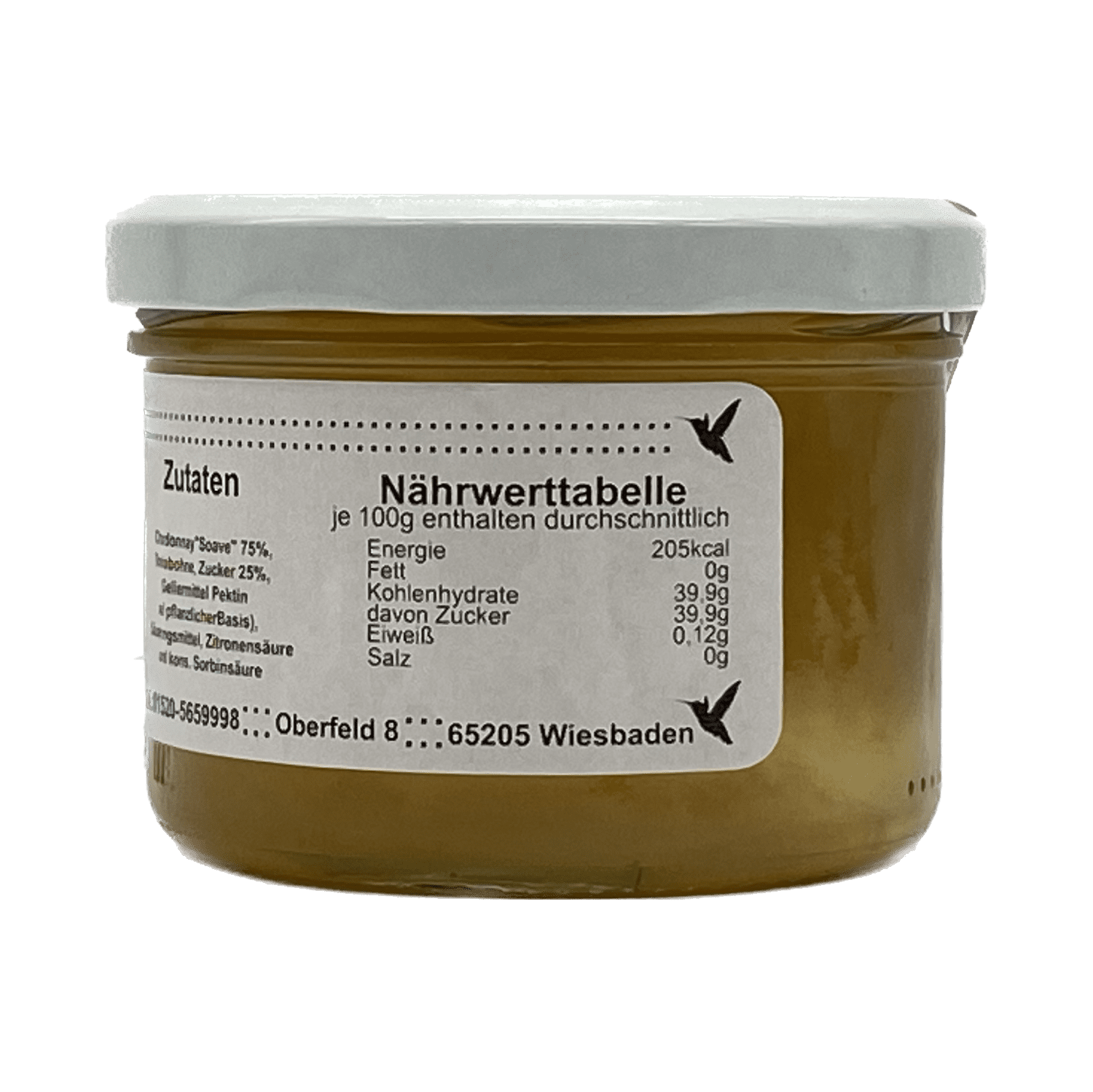 Weißwein Gelee mit Tonkabohne Paola´s Fein & Lecker 230g