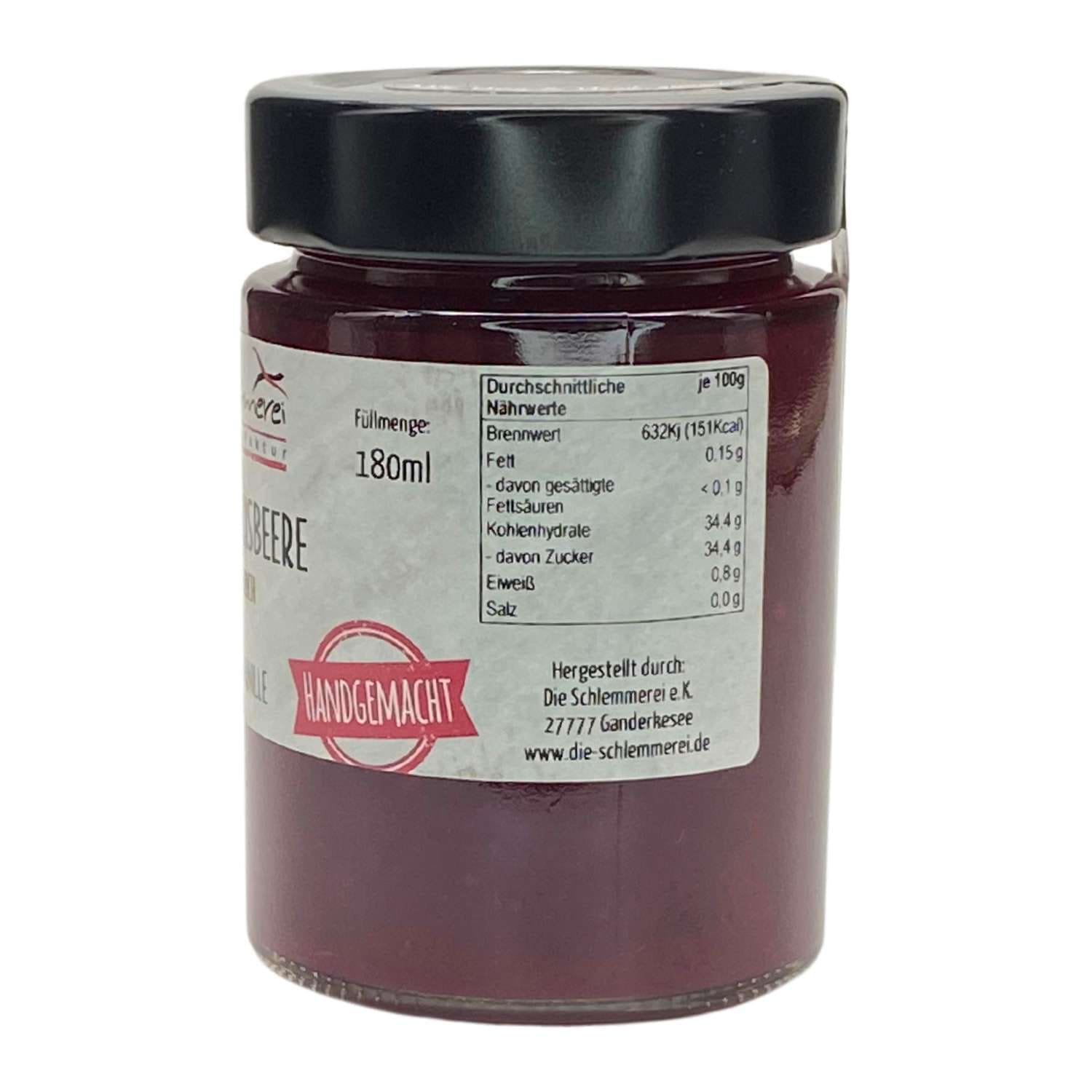 Rote Johannisbeere mit Tonka & Vanille  Fruchtaufstrich