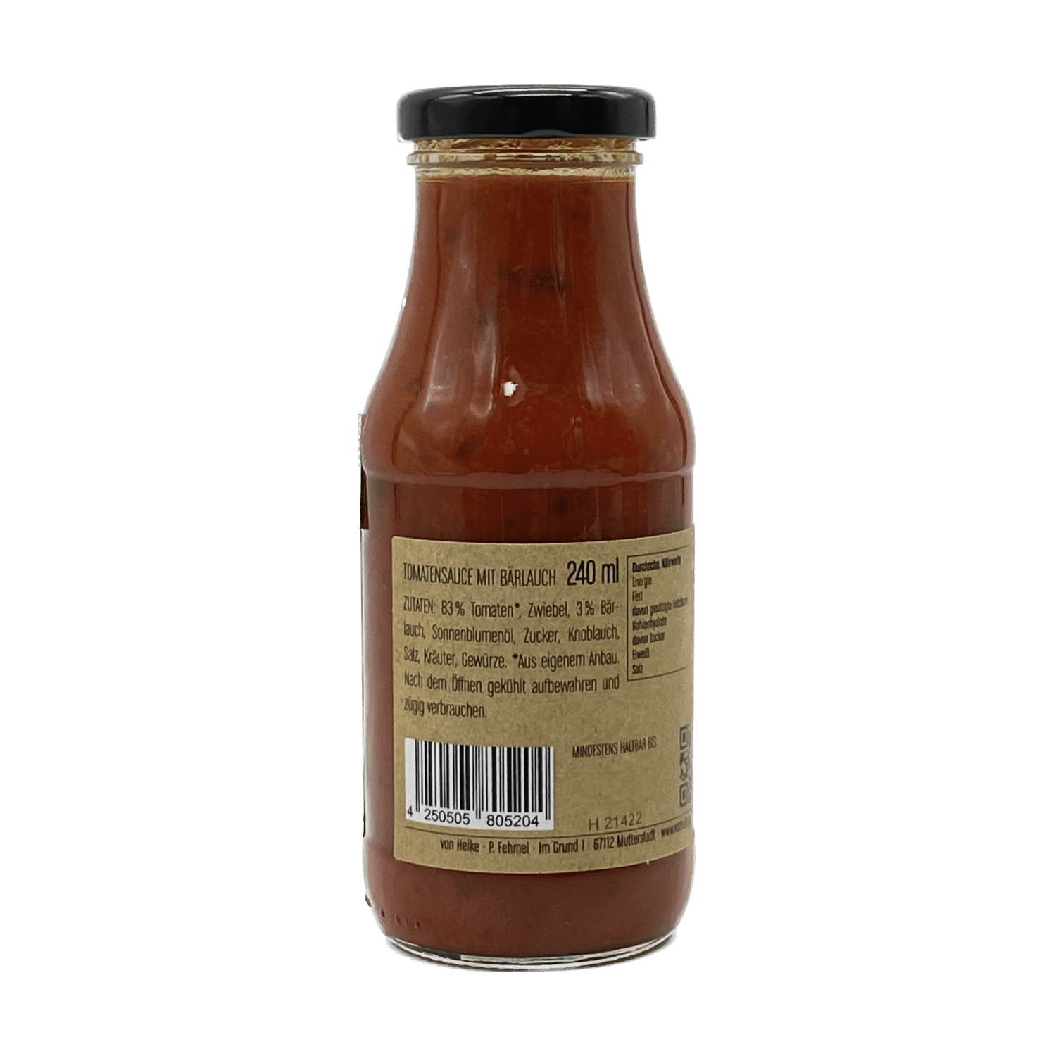 Tomatensauce mit Bärlauch 0,240L