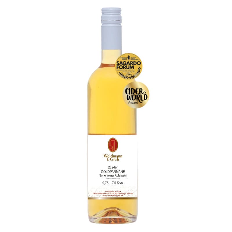 Goldparmäne Apfelwein 2024er 7,0% Vol Alk