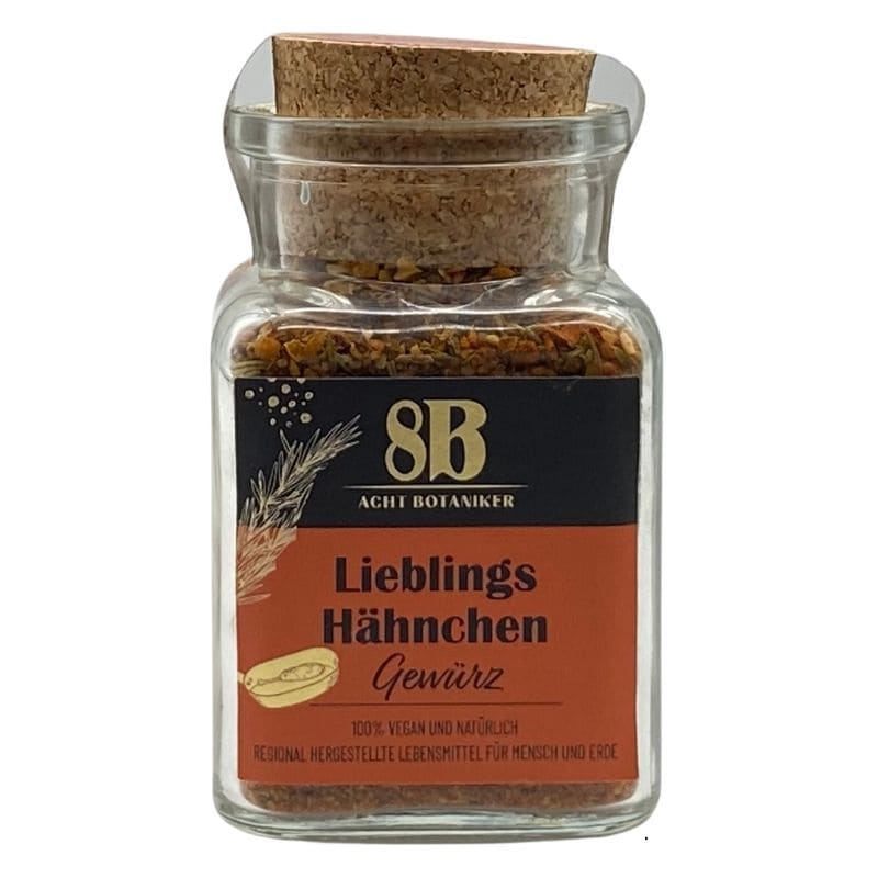 Acht Botaniker Gewürzmischung Lieblingshähnchen im Glas