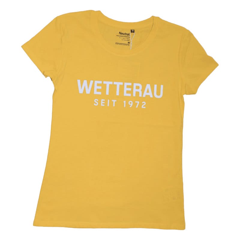T-shirt Wetterau seit 1972  -gelb-