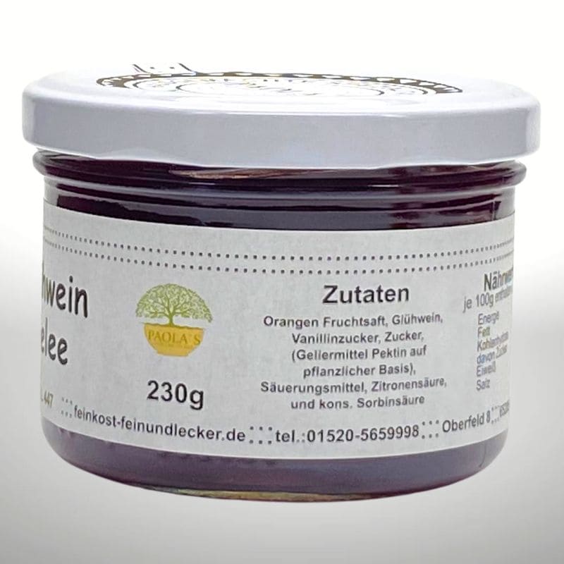 Glühwein Gelee Paola´s Fein & Lecker 230g