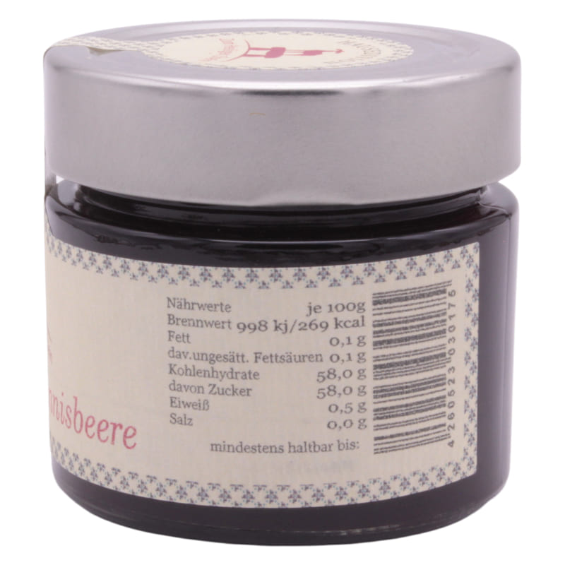 Fruchtaufstrich Schwarze Johannisbeere 200g