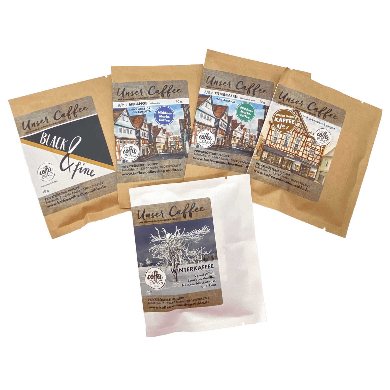 Unser Caffee Coffeebag Hauskaffee No.7, 10g