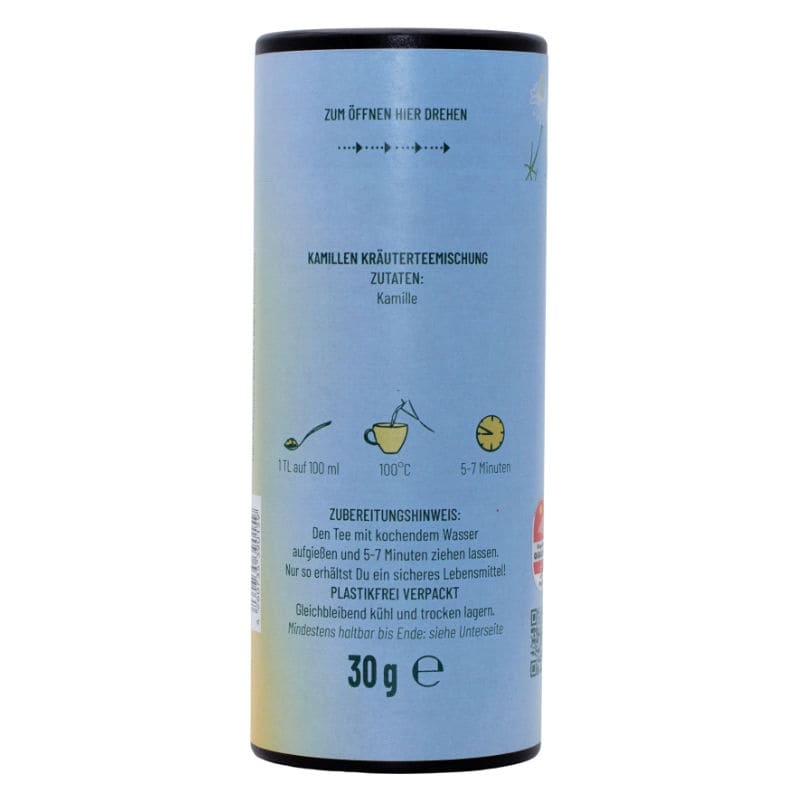 "Kamille" Kräutertee - lose in der Pappdose 30g Acht Botaniker
