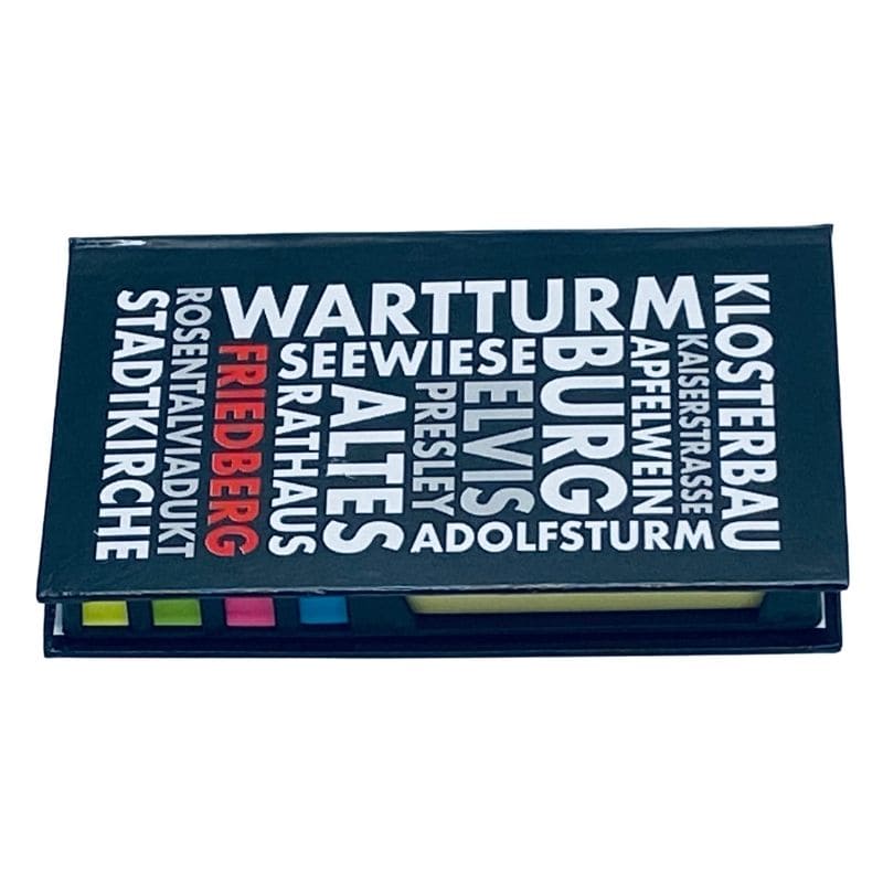 Friedberg Haftnotizzettelbox Friedberg Highlights vers. Farben