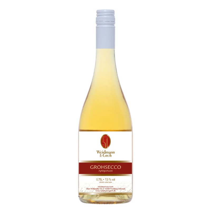 Grohsecco Apfelperlwein 7% Vol Alk