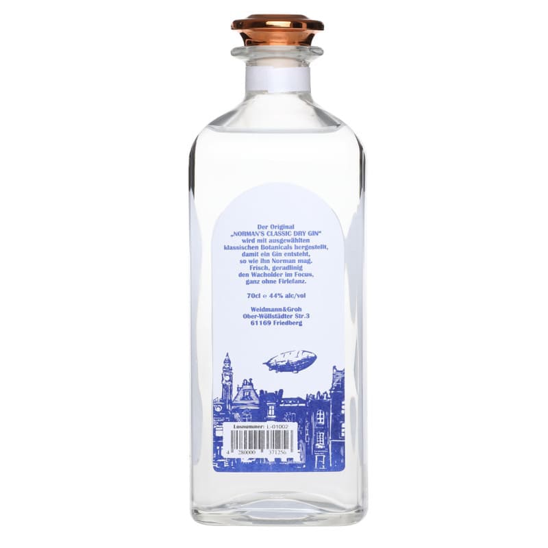 Norman`s Classic Dry Gin   44% Vol Alk 0,7L
