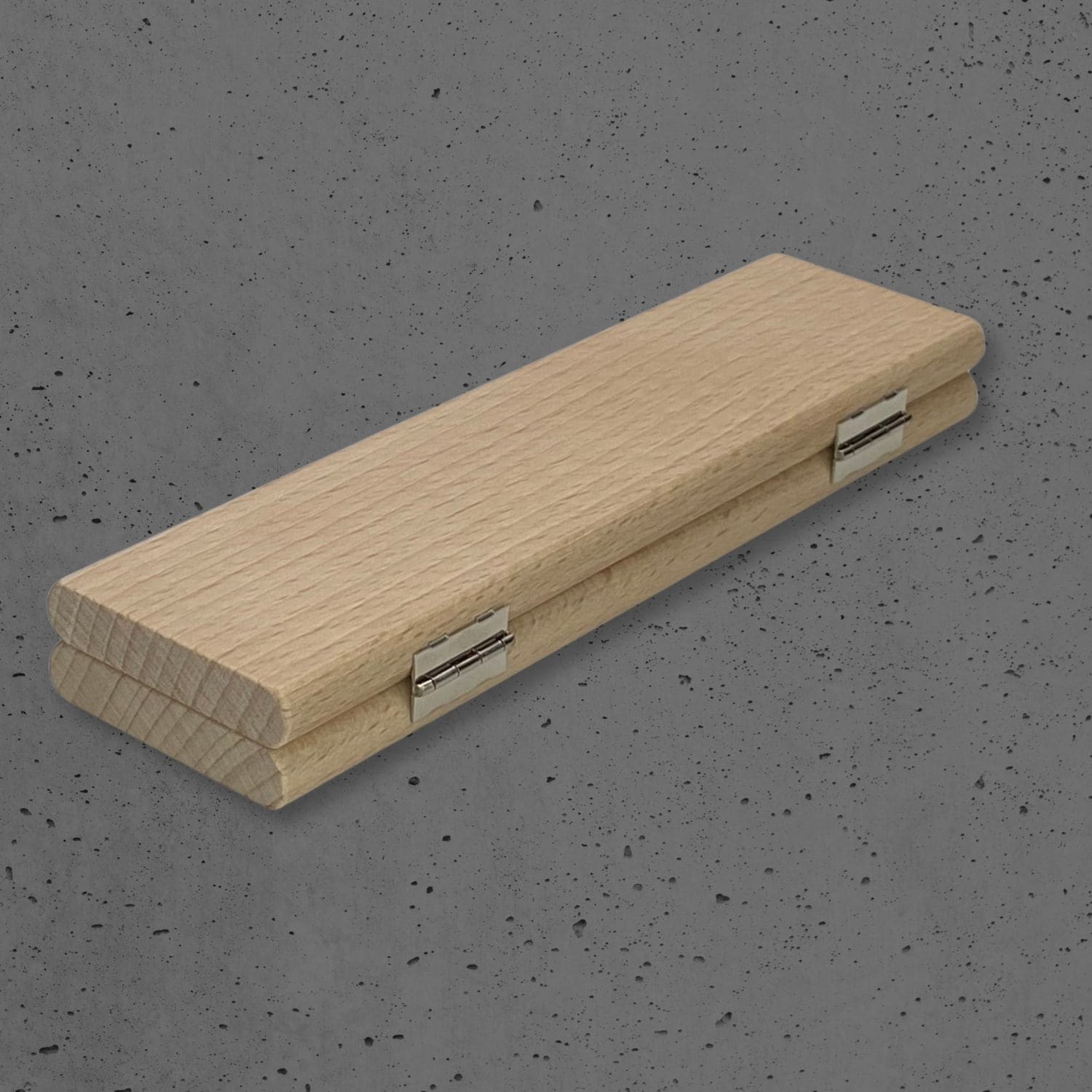 Double Buche natur Holzetui | e+m Holzprodukte