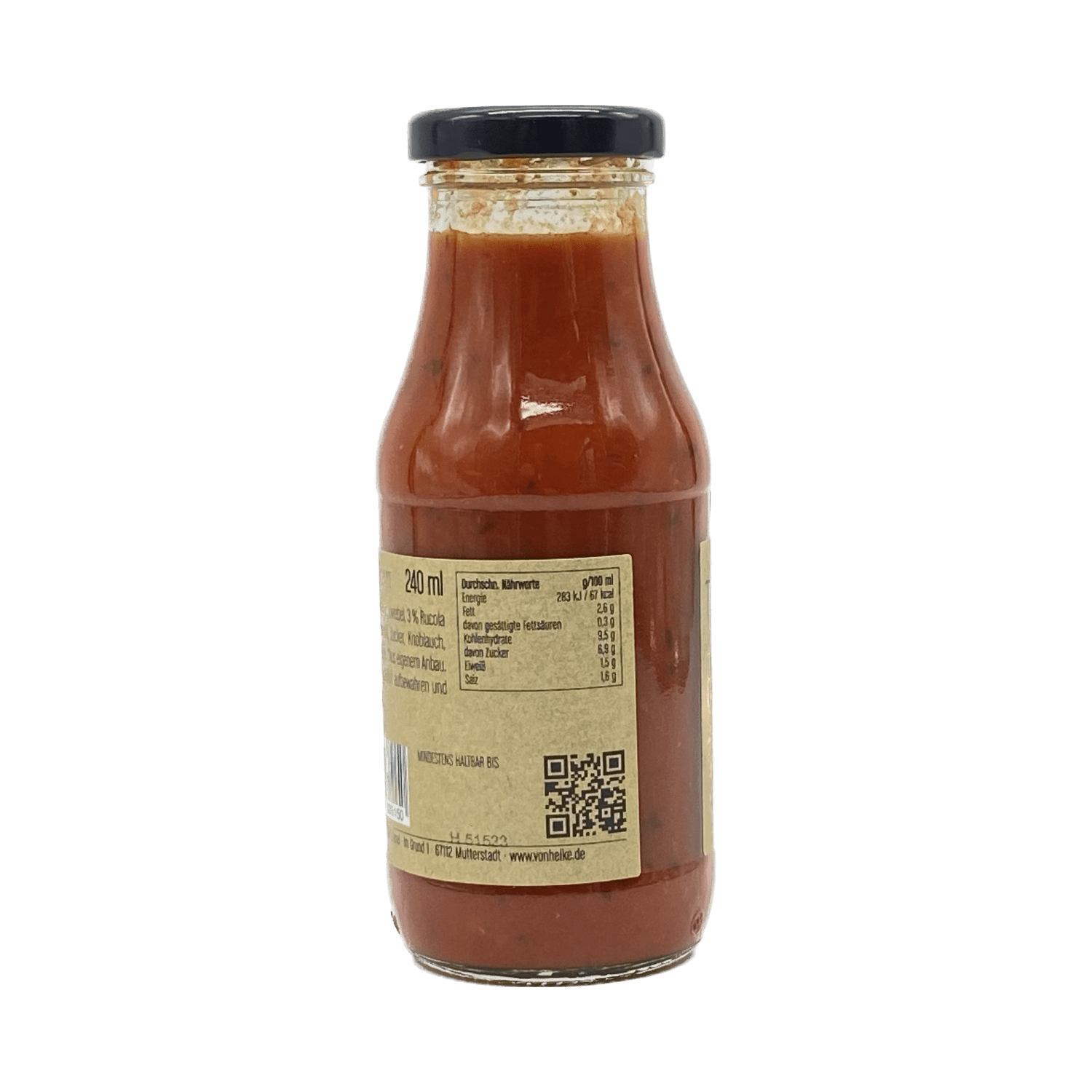 Tomatensauce mit Rucola 0,240 L