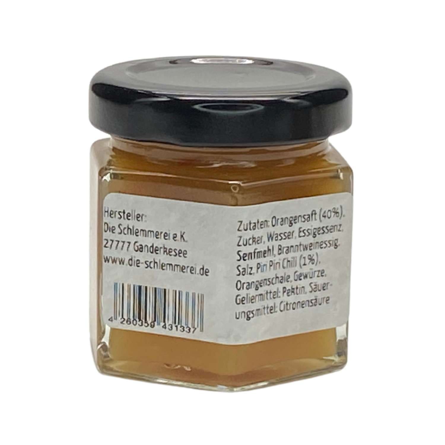 Orangen Senfmini - Frucht trifft Chili!