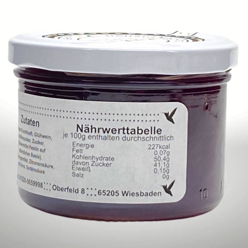 Glühwein Gelee Paola´s Fein & Lecker 230g