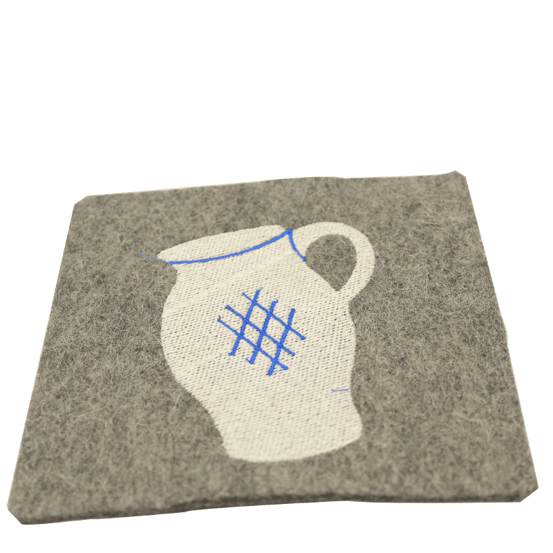 "Äppler-Set"  Filzuntersetzer für Gerippte und Bembel