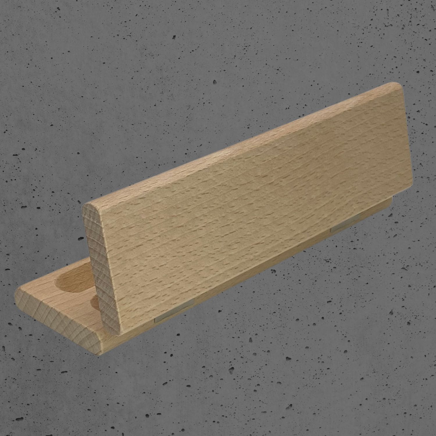 Double Buche natur Holzetui | e+m Holzprodukte