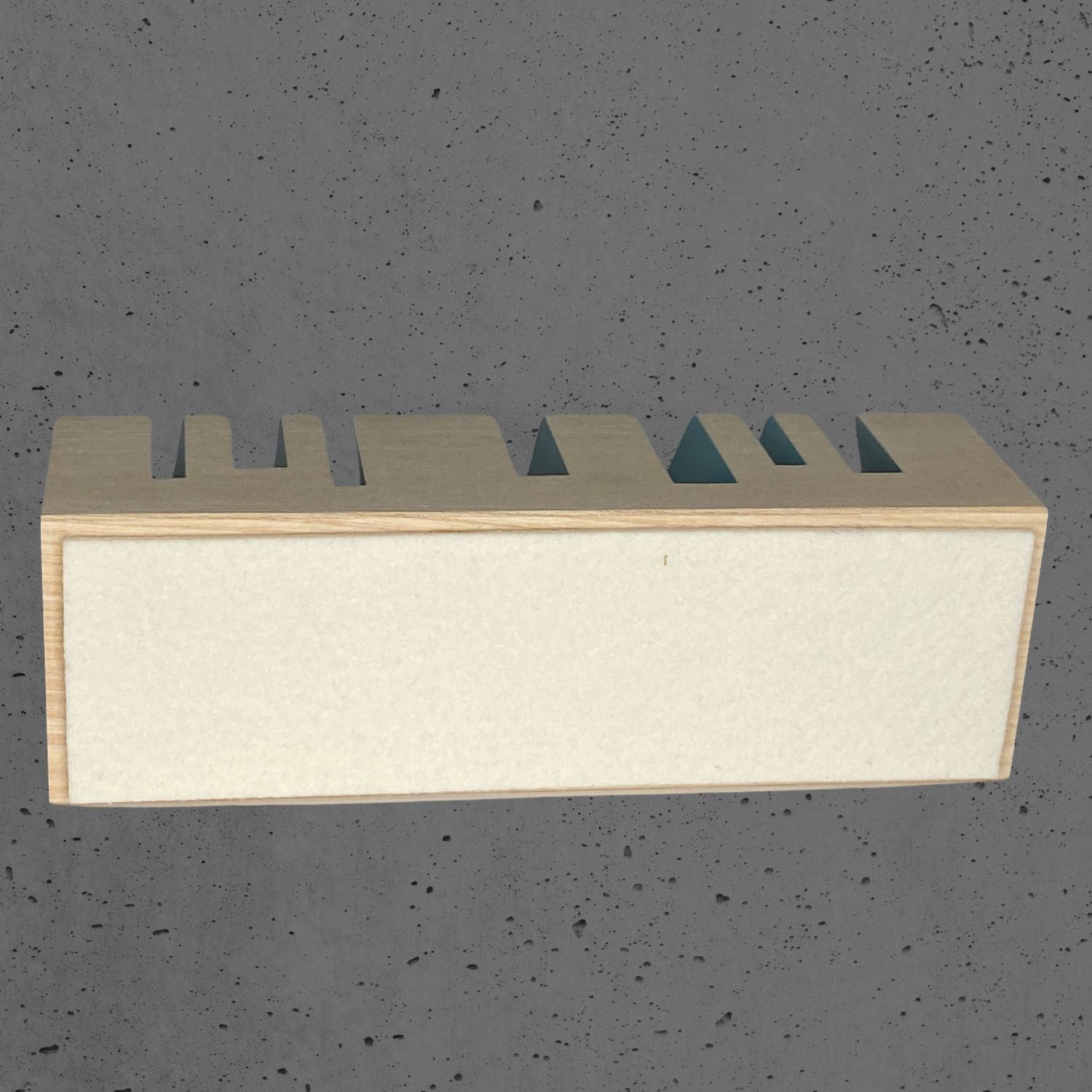 Holzorganizer BRiXX cuts Braunesche eisblau | e+m Holzprodukte