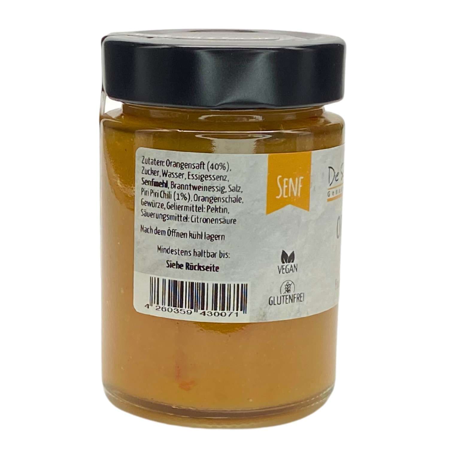 Orangen Senf - Frucht trifft Chilli