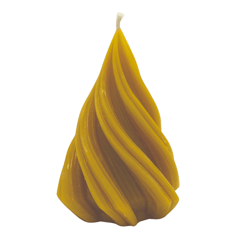 "gedrehte Tanne"  Bienenwachskerze Hoffmann´s Imkerei