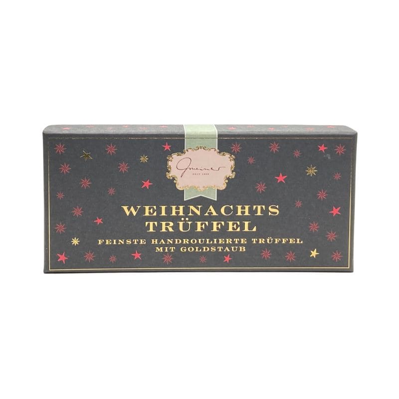 Weihnachtstrüffel mit Goldstaub Gmeiner Chocolaterie 130g