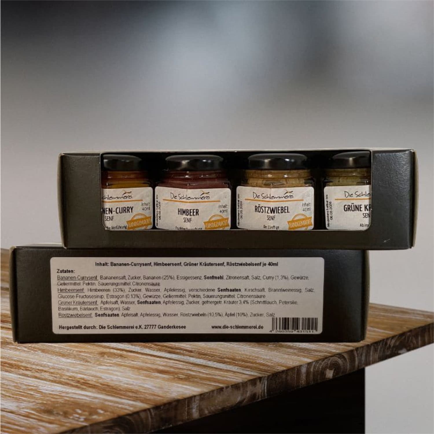Senfquartett Genussbox 4x40ml
