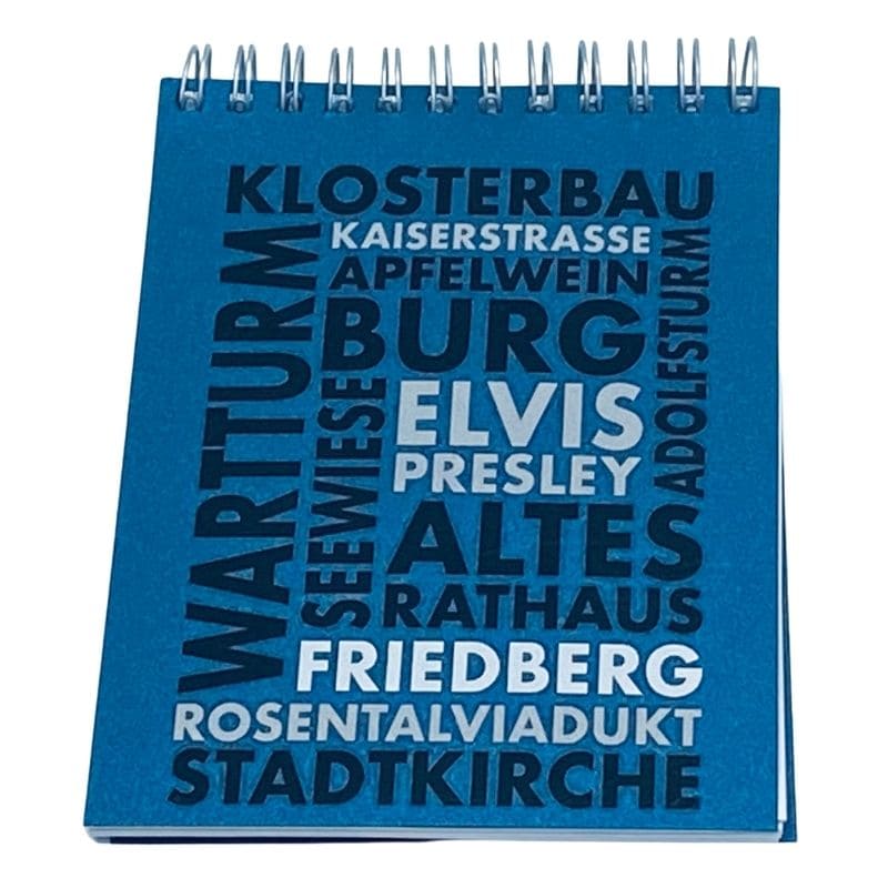 Friedberg Spiralblock A6 Friedberger Highlights vers.Farben