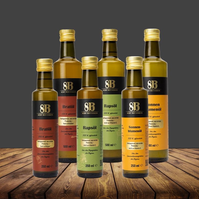 Bratöl Acht Botaniker 0,5L