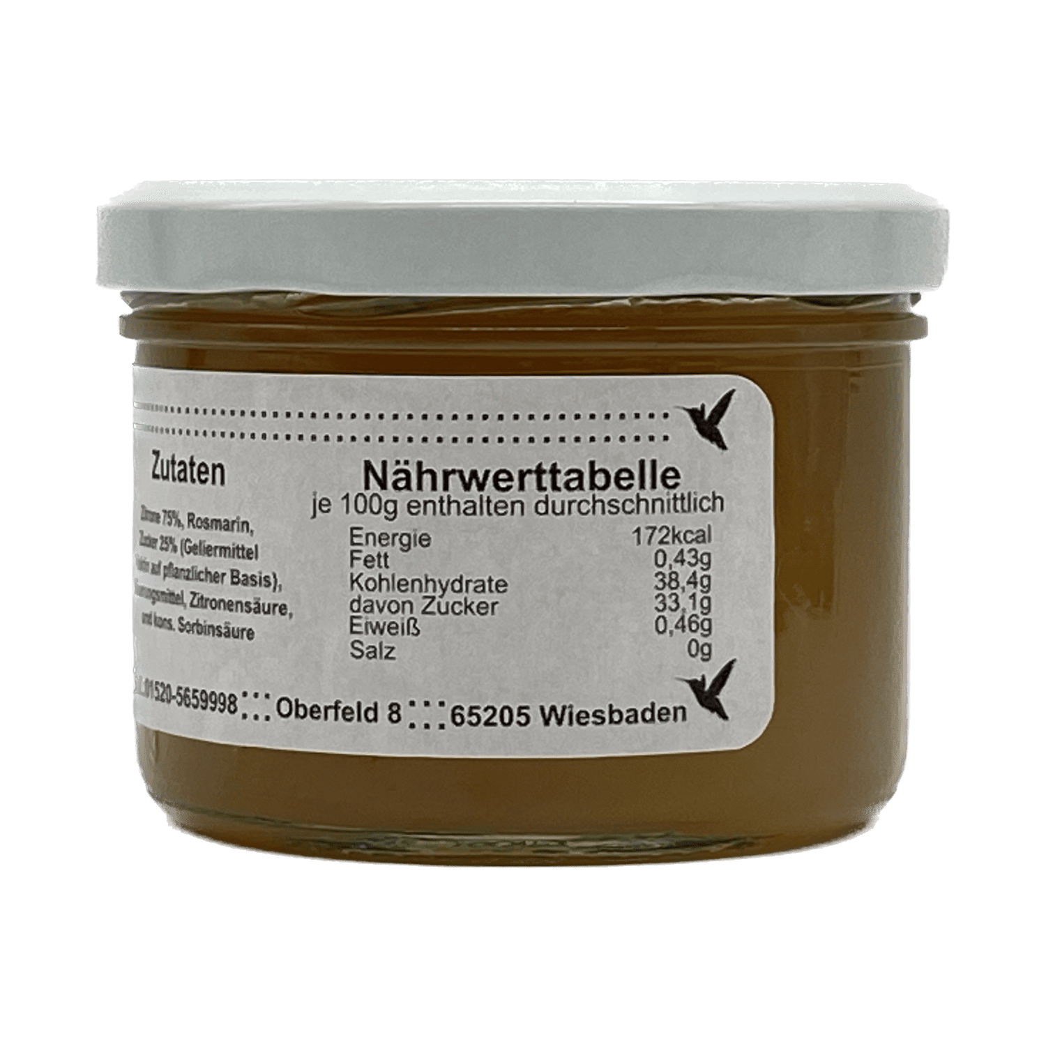 Zitrone-Rosmarin Gelee 230g