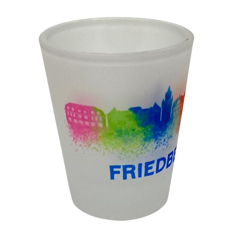 Friedberg Shotglas gefrosted Friedberg Skyline