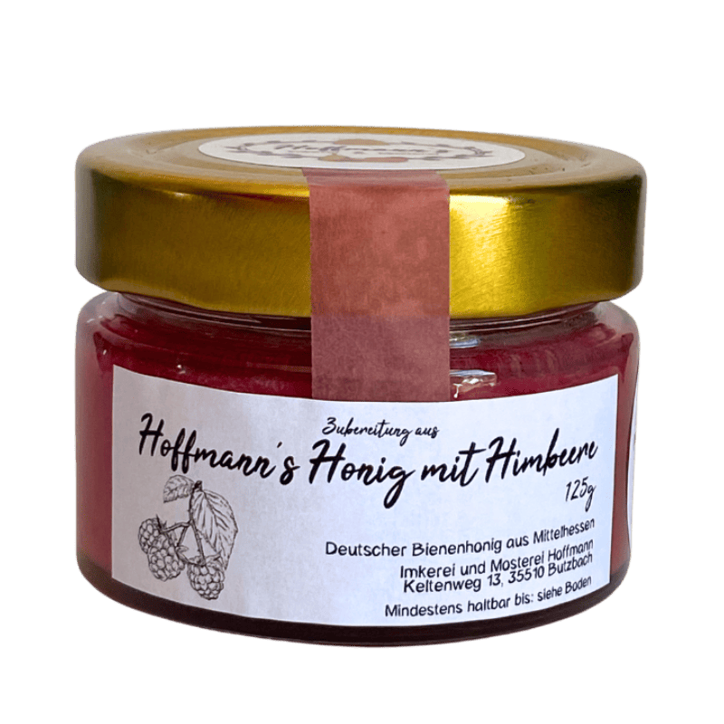Honig mit Himbeere 125g