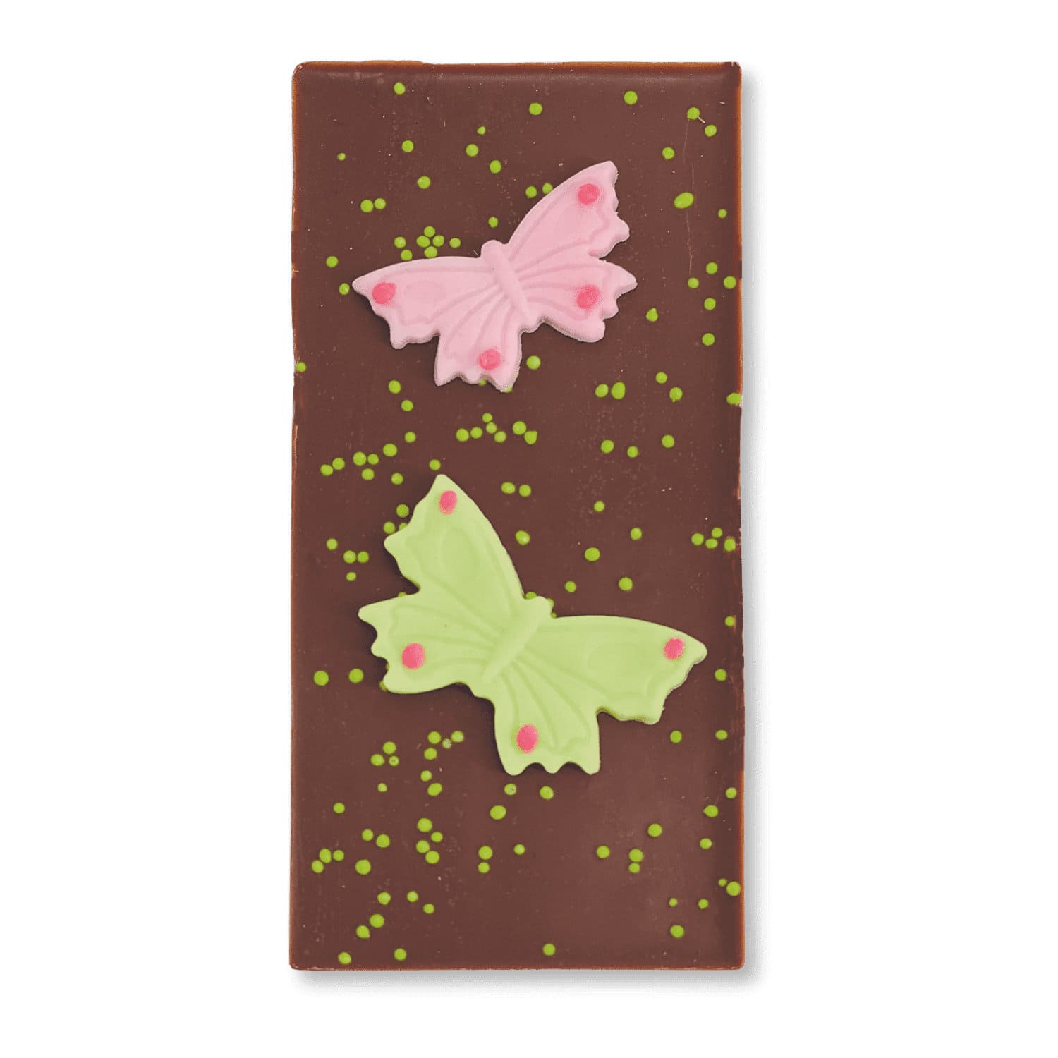 Tafelschokolade Vollmilchschokolade "Schmetterling-Herz"   0,045kg