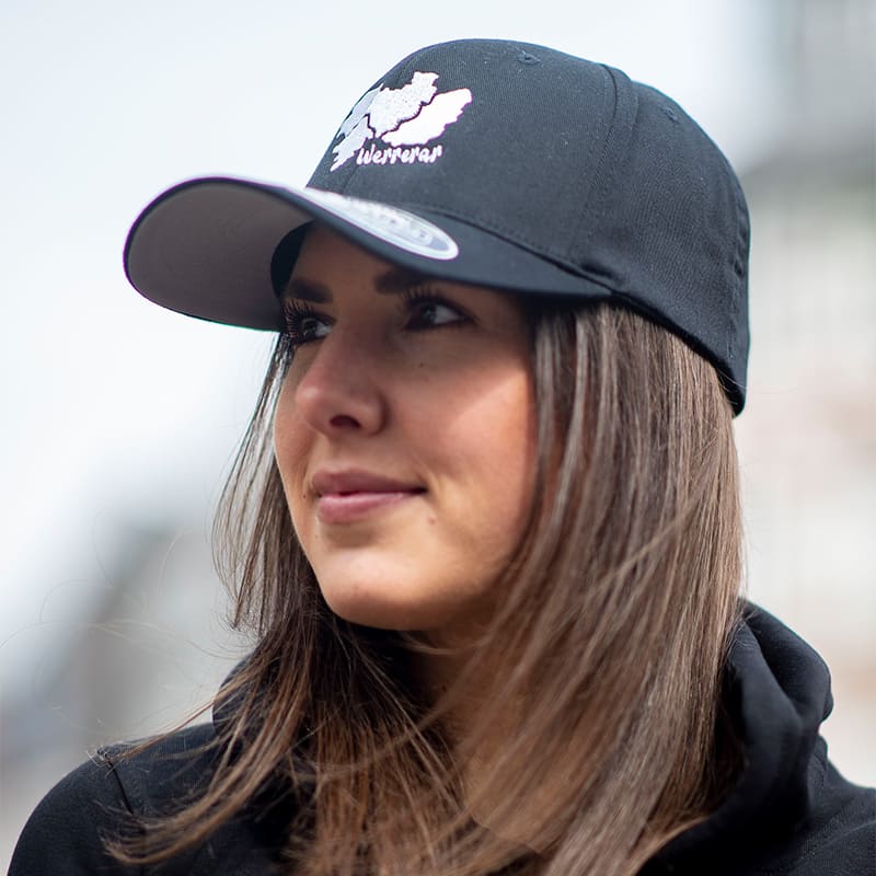 Cap klassisch Wetteraukarte schwarz