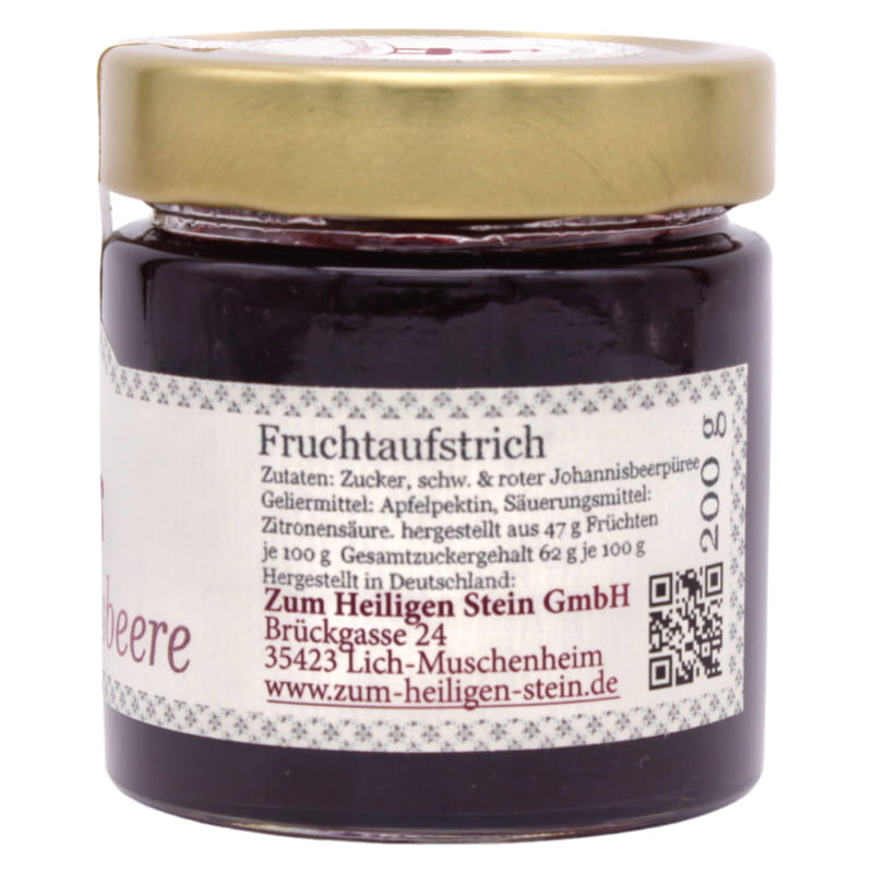 Fruchtaufstrich Rote Johannisbeere 200g
