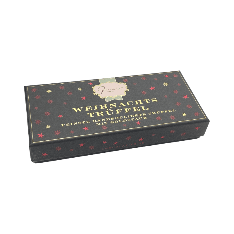 Weihnachtstrüffel mit Goldstaub Gmeiner Chocolaterie 130g