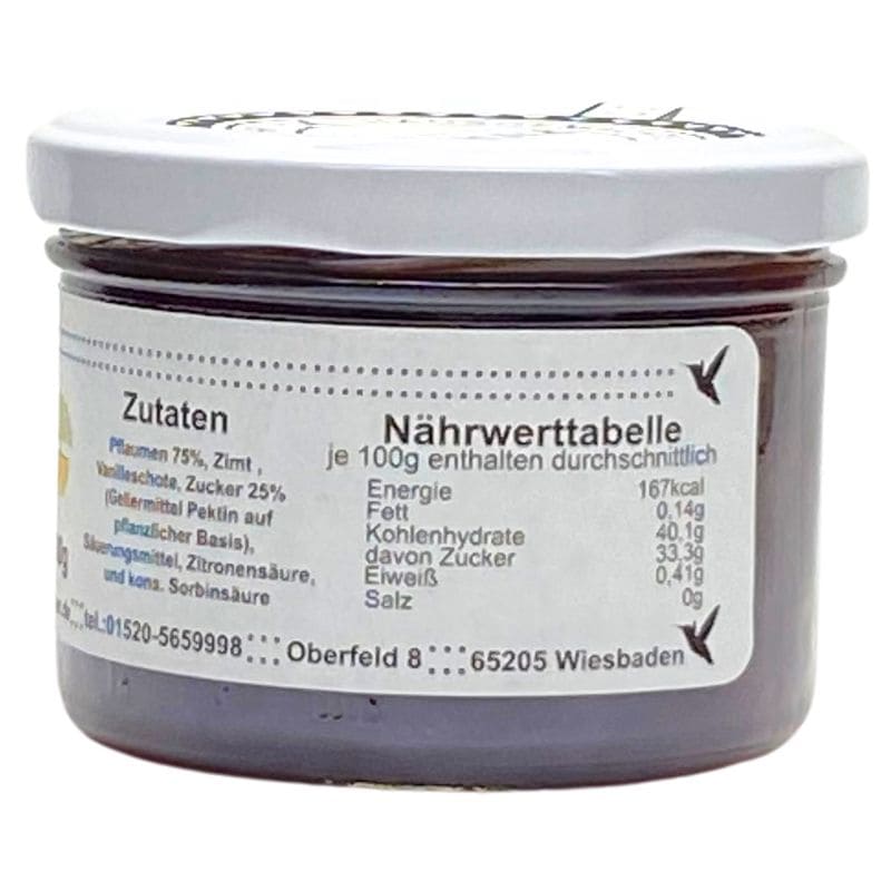 Pflaume-Zimt Fruchtaufstrich Paola´s Fein & Lecker 230gr.