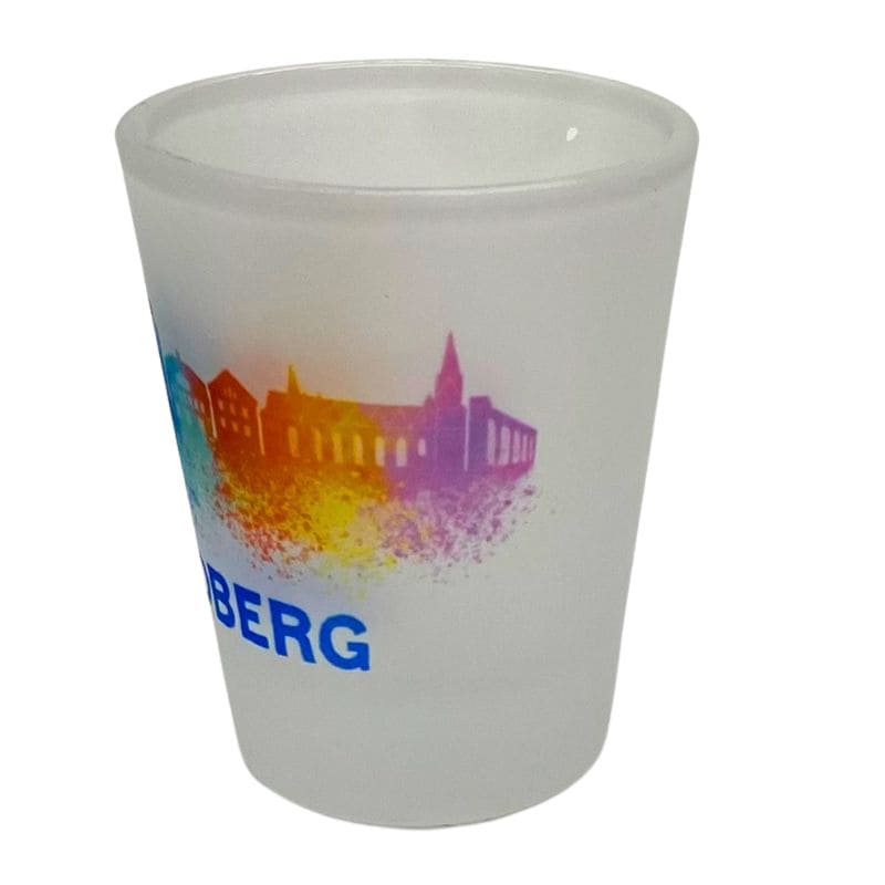 Friedberg Shotglas gefrosted Friedberg Skyline