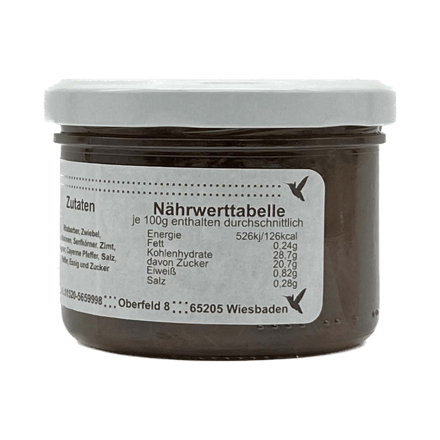 Rhabarber Chutney Paola´s Fein & Lecker 230g