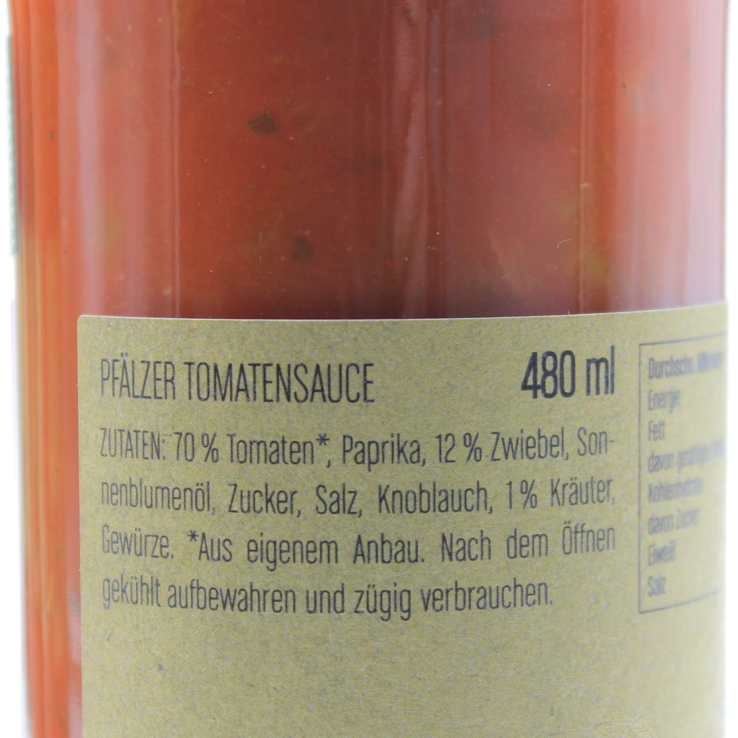 Pfälzer Tomatensauce  0,480 L