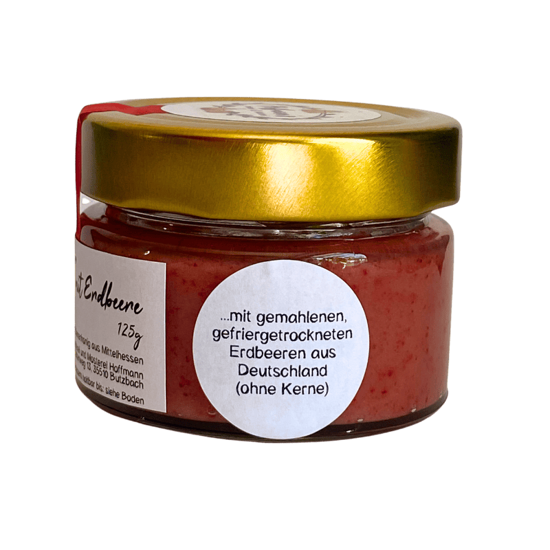 Honig mit Erdbeeren 125g