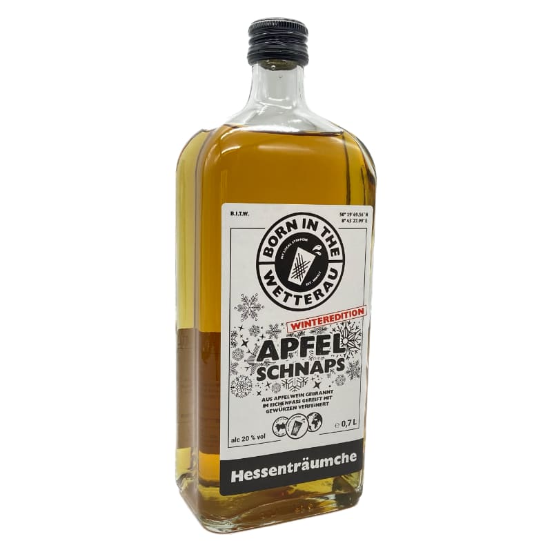 Apfelschnaps Winteredition  20%  vol. Alk.  0,7L