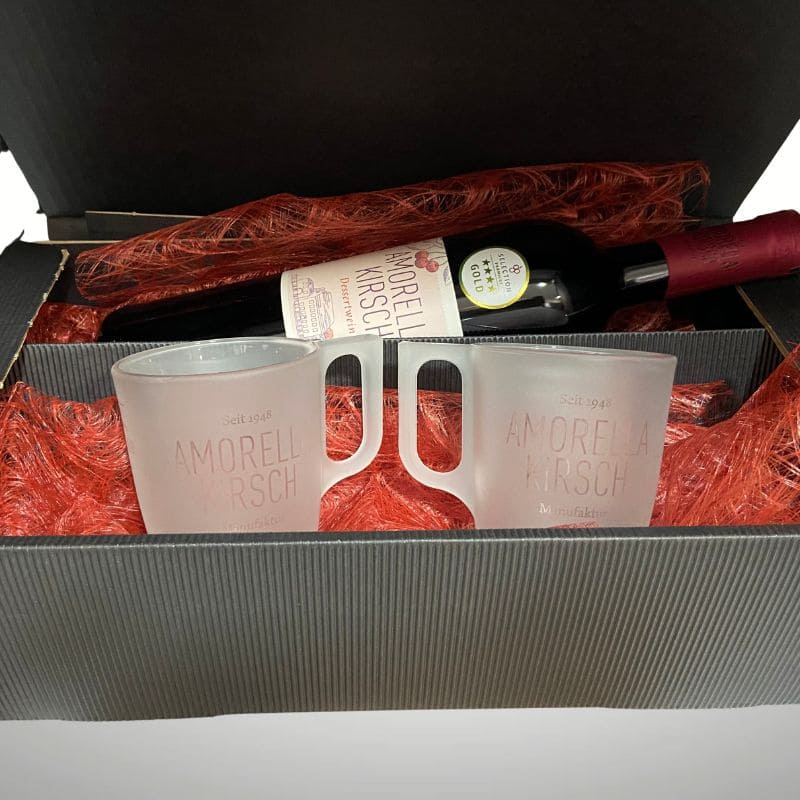 Amorella Kirsch Dessertwein Winterset 3-teilig