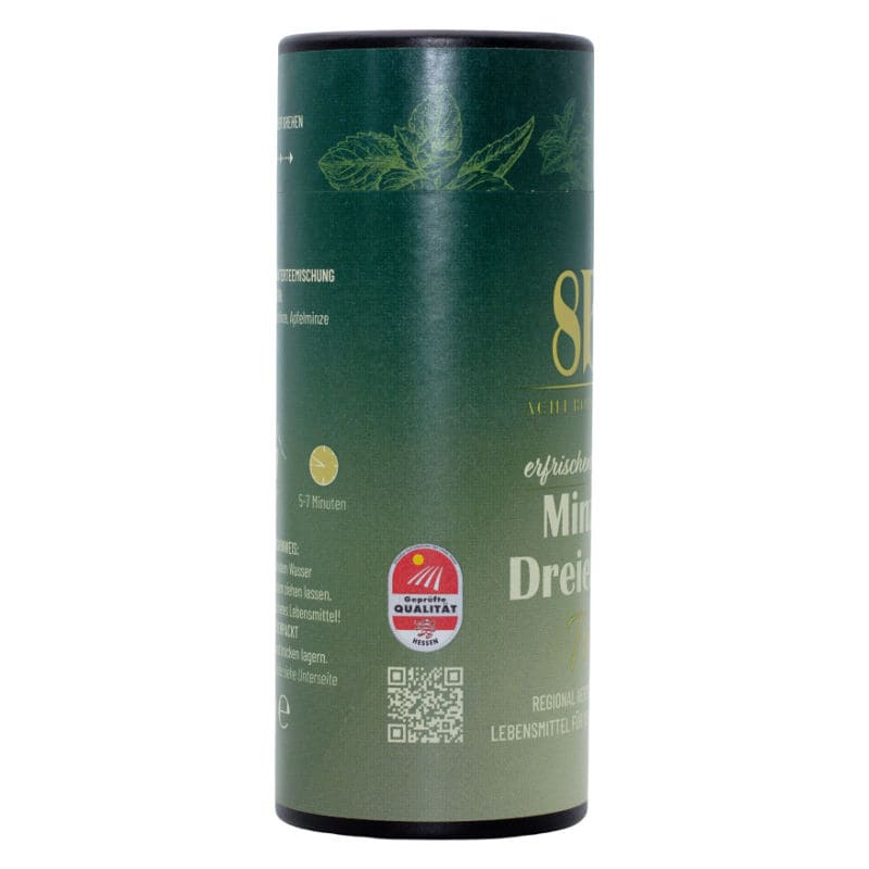 "Minze Dreierlei" Kräutertee - lose in der Pappdose 30g Acht Botaniker