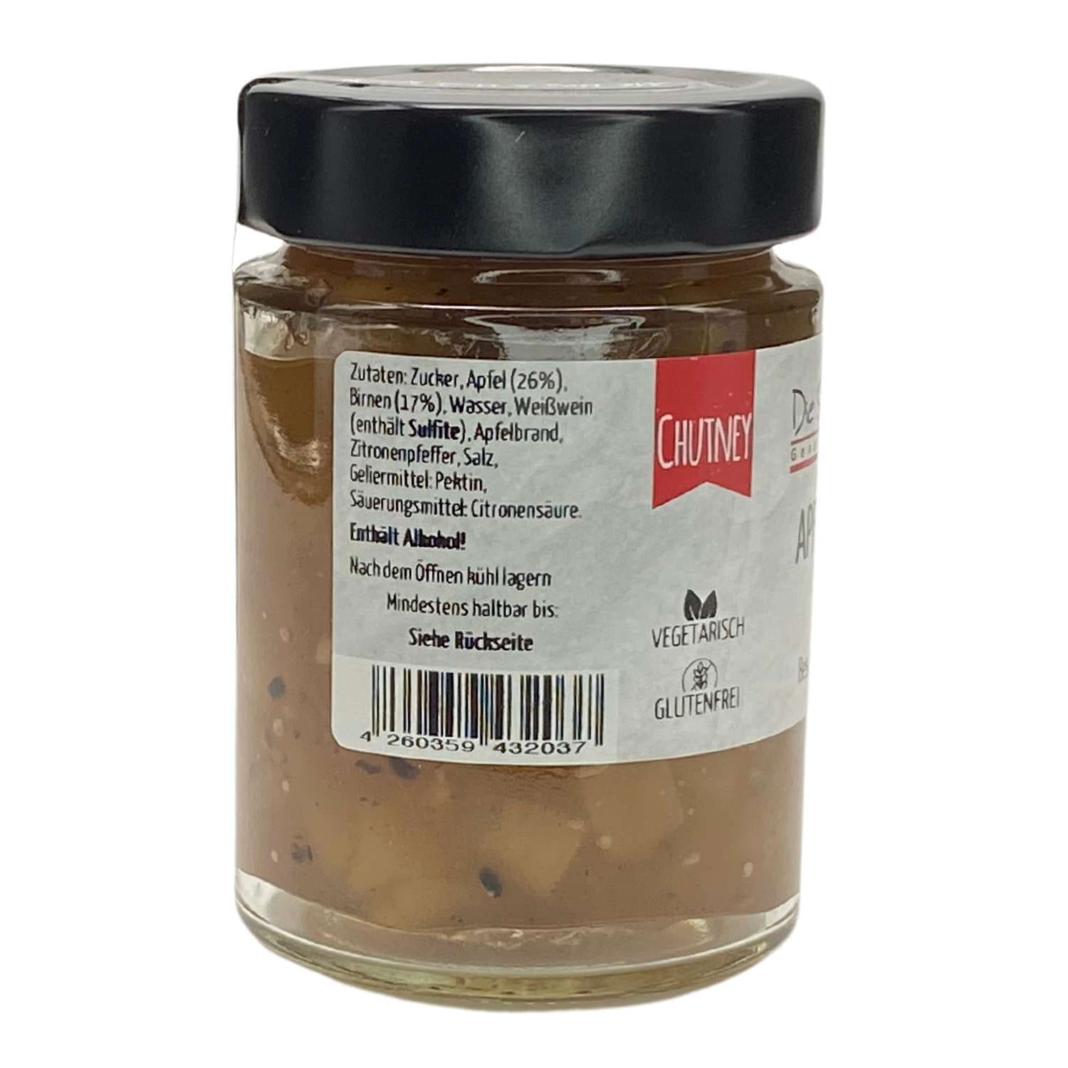 Apfel-Birne Chutney - Beschwipste Früchte   0,18L