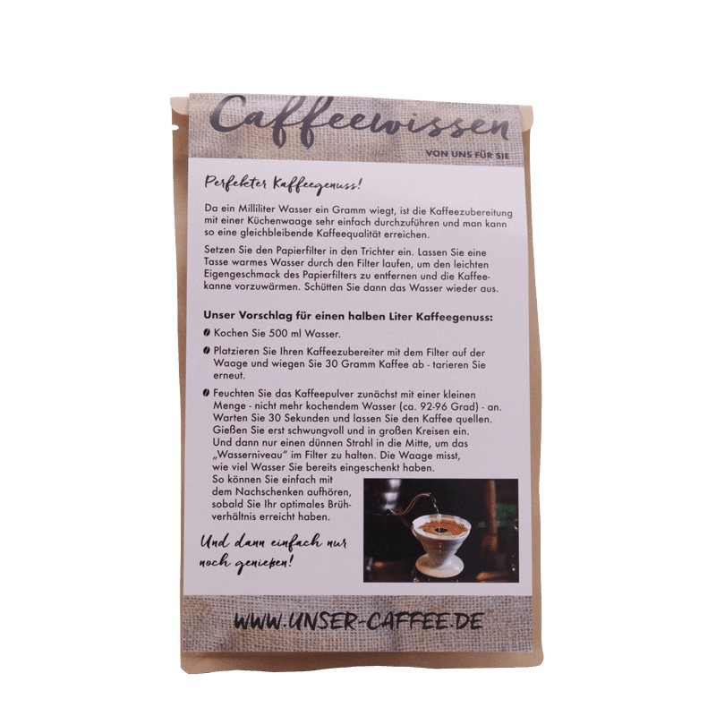 Unser Caffee  Melange No.3 gemahlen, 500g