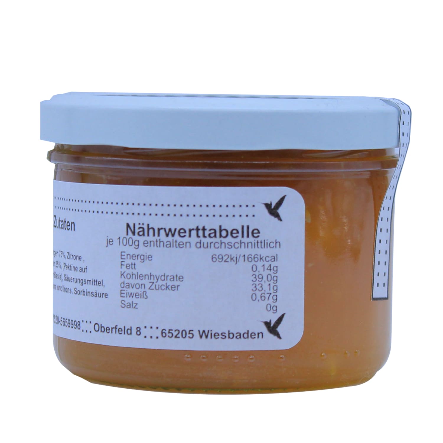 Orangen Fruchtaufstrich Paola´s Fein & Lecker 230g