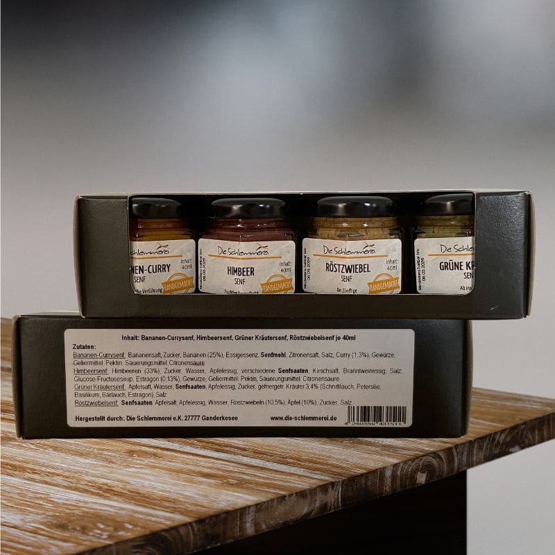 Senfquartett Genussbox 4x40ml