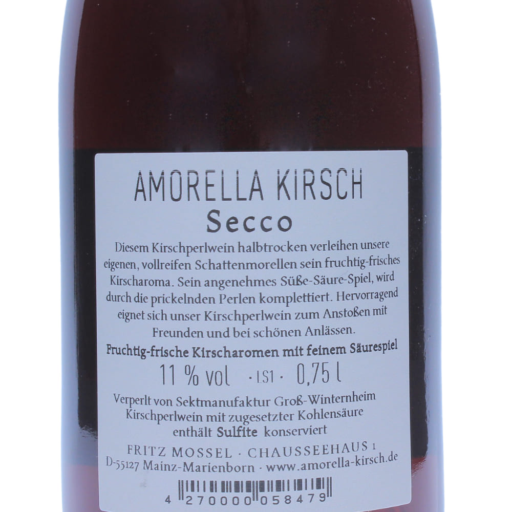 Kirschsecco 12%vol  0,75L